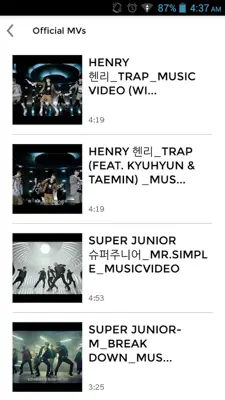 Super Junior Club android App screenshot 1